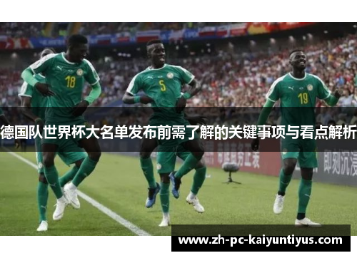 德国队世界杯大名单发布前需了解的关键事项与看点解析