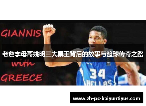 老詹字母哥姚明三大票王背后的故事与篮球传奇之路